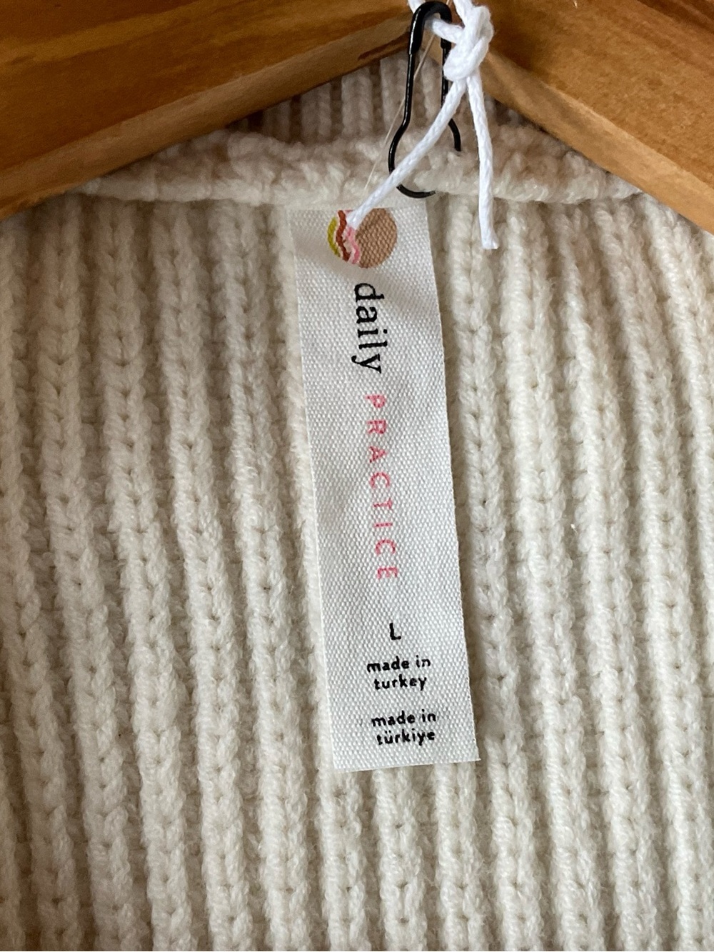 Anthropologie Daily Practice Cable Knit Tennis Dress NWT L - Picture 11 of 11